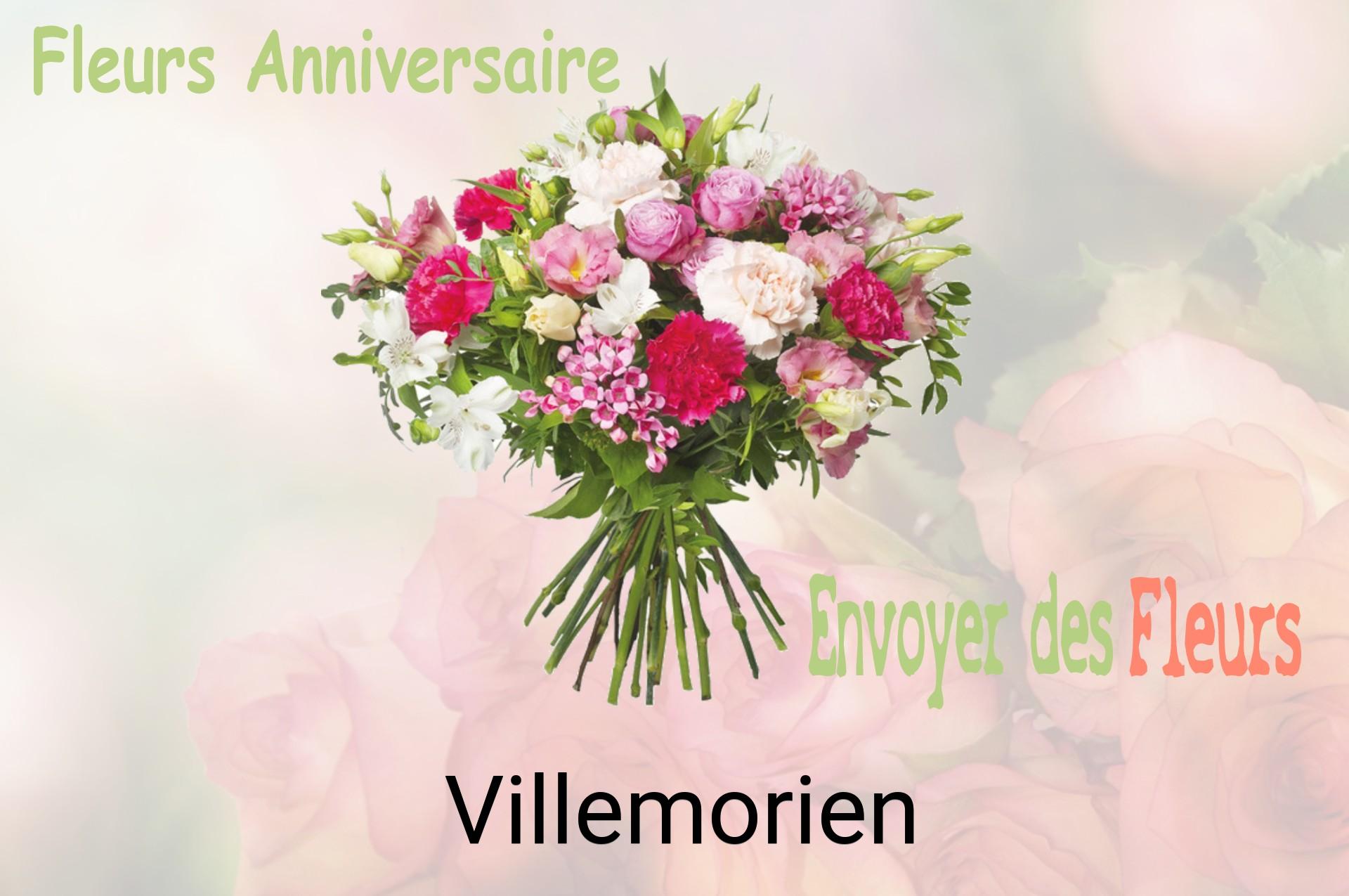 Bouquet de fleurs d’anniversaire livré à Villemorien