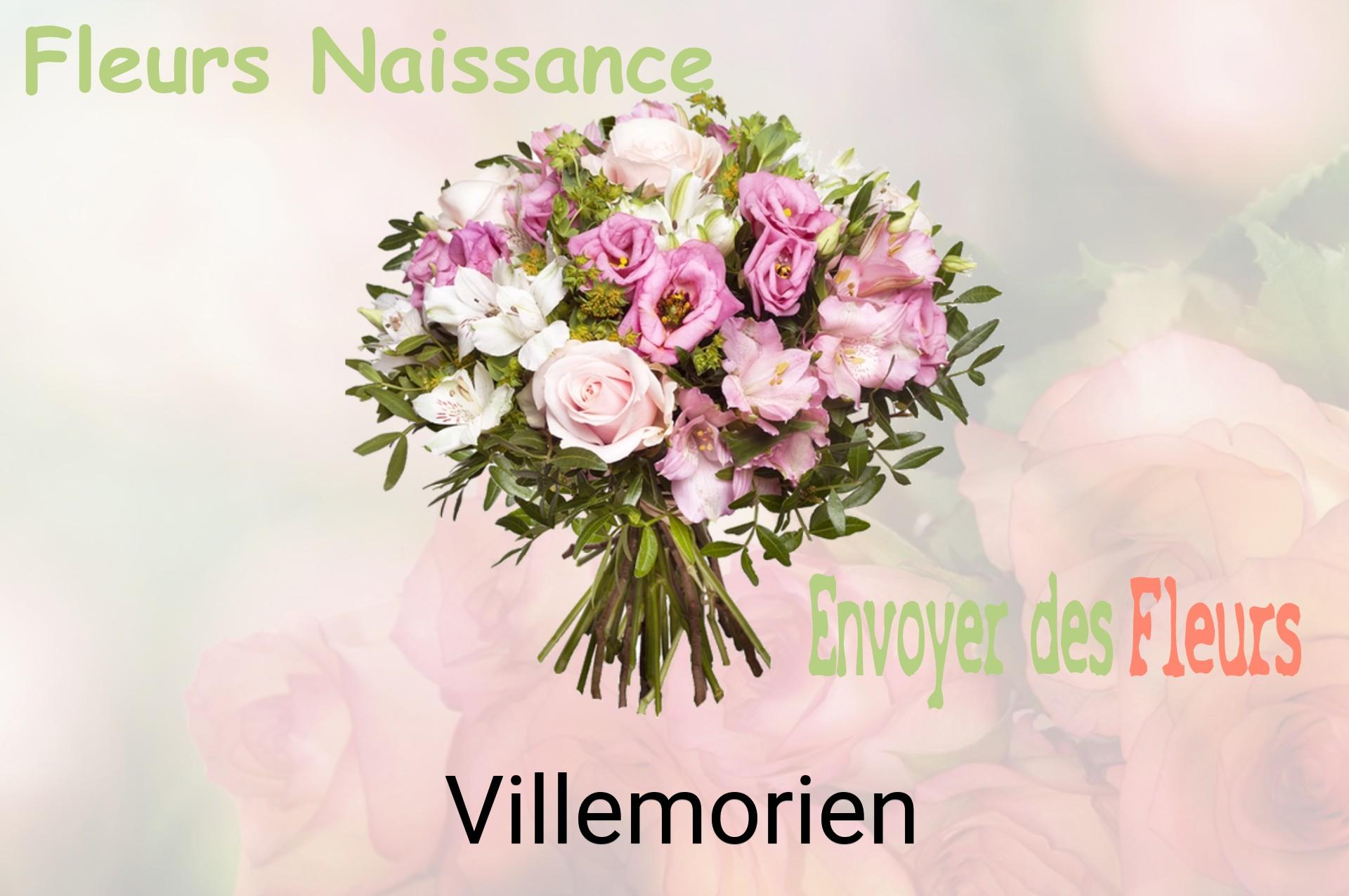 Bouquet de fleurs de naissance livré à Villemorien